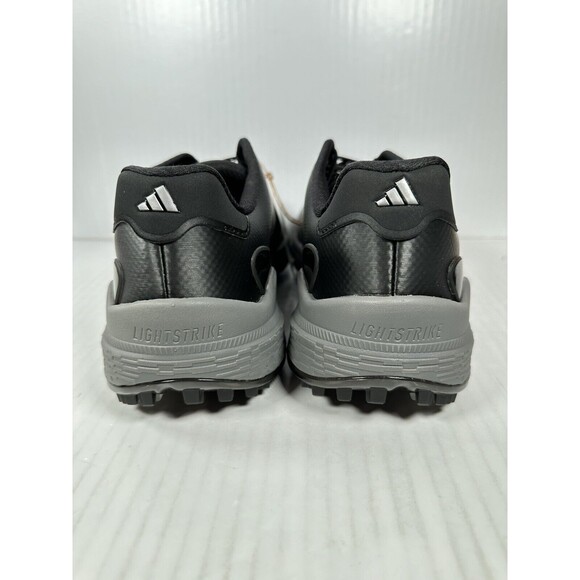 Size 9.5 Mens Adidas ZG23 Golf Shoes Black Silver Metallic Grey GW1178 NEW main image 4